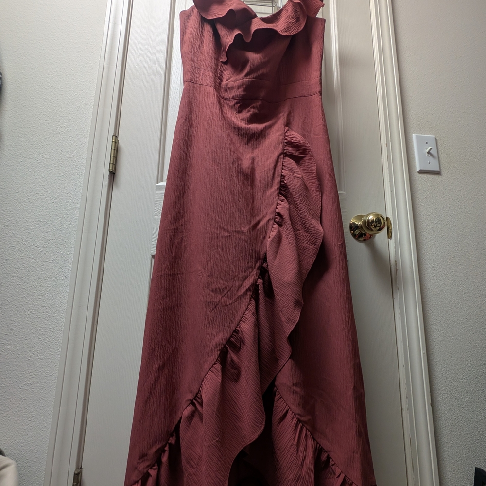 Joyfolie Rose Petal Maxi Dress